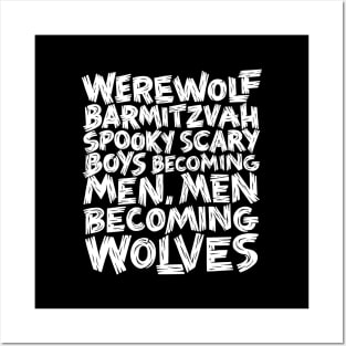 Werewolf Barmitzvah Posters and Art